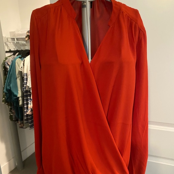 Scotch and soda red wrap blouse - Picture 1 of 7